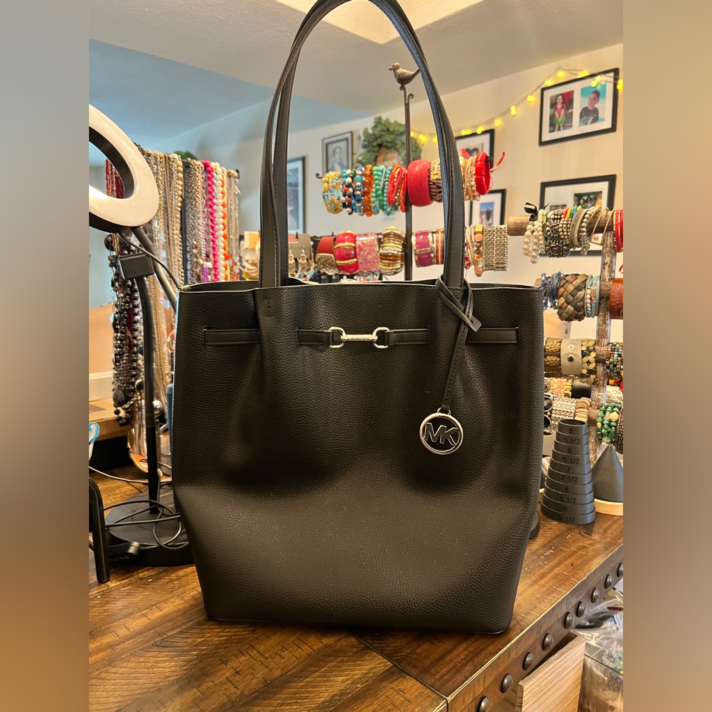 Nwt Michael Kors Black Tote Bag